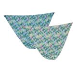 DRUGO SENČILO DECORIS TRIKOTNO JADRO 360 CM CVETLIČNI VZOREC, SORTIRA