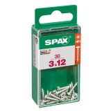 VIJAK CILINDRIČNA GLAVA SPAX TRX 3X12 V ZAVITKU 30 KOS