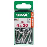 VIJAK CILINDRIČNA GLAVA SPAX TRX 4.5X30 V ZAVITKU 16 KOS