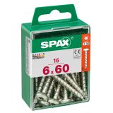 VIJAK CILINDRIČNA GLAVA SPAX TRX 6X60 V ZAVITKU 16 KOS