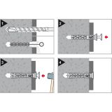 PREDMONTIRANI ELEMENT TSS 6X40 VLOŽEK + VIJAK UDARNI A2F ZAV=15KOS