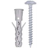 ZIDNI VLOŽEK Z VIJAKOM TUTBL 10X50MM + VIJAK Z LEČASTO GLAVO ZAV=5 KOS