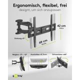 TV NOSILEC GOOBAY MONITOR NOS. STENSKI FULL MOTION L 37" TO 80" 45KG