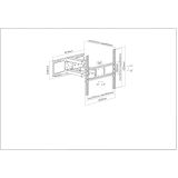 TV NOSILEC MANHATTAN STENSKA ROKA 81-140CM 40KG