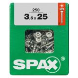 UNIVERZALNI VIJAK SPAX TX 3.5X25 WIROX A2F V ZAVITKU 250 KOS