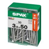 UNIVERZALNI VIJAK SPAX TX 3.5X50 WIROX A2F V ZAVITKU 50KOS