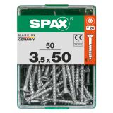 UNIVERZALNI VIJAK SPAX TX 3.5X50 WIROX A2F V ZAVITKU 50KOS