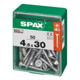 UNIVERZALNI VIJAK SPAX TX 4.5X30 WIROX A2F V ZAVITKU 50 KOS