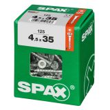 UNIVERZALNI VIJAK SPAX TX 4.5X35 WIROX A2F V ZAVITKU 125 KOS