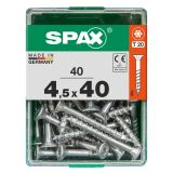 UNIVERZALNI VIJAK SPAX TX 4.5X40 WIROX A2F V ZAVITKU 40KOS