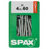 UNIVERZALNI VIJAK SPAX TX 4.5X60 WIROX A2F V ZAVITKU 50KOS