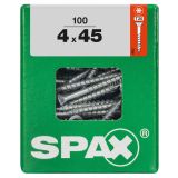 UNIVERZALNI VIJAK SPAX TX 4X45 WIROX A2F V ZAVITKU 100KOS