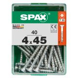 UNIVERZALNI VIJAK SPAX TX 4X45 WIROX A2F V ZAVITKU 40KOS