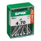 UNIVERZALNI VIJAK SPAX TX 4X70 WIROX A2F V ZAVITKU 20 KOS