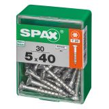 UNIVERZALNI VIJAK SPAX TX 5X40 WIROX A2F V ZAVITKU 30KOS