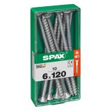 UNIVERZALNI VIJAK SPAX TX 6X120 WIROX A2F V ZAVITKU 10KOS