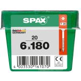 UNIVERZALNI VIJAK SPAX TX 6X180 WIROX A2F V ZAVITKU 20KOS