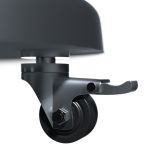 UMB. PODNOŽJE ROLIX Z/KOLESI BETON PP 25KG KV.48X48 TEMNO SIVA