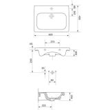 UMIVALNIK CERSANIT COLOUR 60 STENSKI