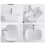 UMIVALNIK INTER CERAMIC NADPULTNI KERAMIČNI ČRN 46X32