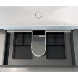 UMIVALNIŠKA ENOTA AQUAESTIL LYRA 100 DIMNO ZELENA BELI ROČAJI, UMIVALNIK