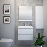 UMIVALNIŠKA ENOTA AQUAESTIL STELLA 50 Z UMIVALNIKOM BELA AKRIL 50X40X52 CM