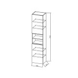 VISOKA OMARICA KOLPA SAN O 1752 WH OXANA BELA Z VRATI