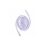 USB KABEL BASEUS KABEL USB-C/USB-C 1M 100W BASEUS, IZVLEČNI, VIJOL.