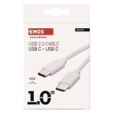 USB KABEL EMOS USB 2.0 C/M-C/M 1M BELA SM7027W