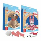 USTVARJALNI SET RAYHER KUŽEK/ZAJČEK IZ NOGAVICE