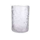 STEKLENA VAZA V OBLIKI VALJA 14X24 CM