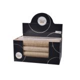 NAMIZNI TEKAČ V ROLI Z BLEŠČICAMI ZLAT, 35X200 CM