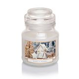 SVEČA V KOZARCU MULLER VANILIJA ANGEL S POKROVOM