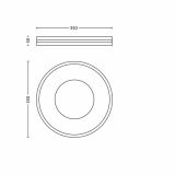 VARČNA PLAFONJERA PHILIPS BEING STROPNA SVETILKA ALUMINIJ 1X40W 2GX13 EEL-