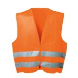 ODSEVNO OBLAČILO PIP TELOVNIK UNIVERZALNI ORANŽEN Z ODSEVNIM TRAKOM