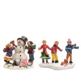 VASICA LUMINEO OTROCI S SNEŽAKOM/PSOM