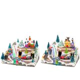 VASICA LUMINEO ŽELEZNICA Z REKO, LED 19.5X30X22 CM SORT