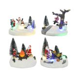 VASICA ZIMSKA IDILA 12CM 2X AAA, SORT