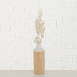 VAZA BOLTZE LESENA S CVETJEM, SORT