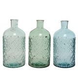 STEKLENA VAZA VAZA IZ RECIKLIRANEGA STEKLA SORT FI13.5 X 28CM