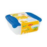 POSODA ZA SHRANJEVANJE CURVER FRESH&GO 4/1 KVADRATNE TRANSPARENT MODRA