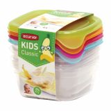 POSODA ZA SHRANJEVANJE CURVER SET POSOD ZA SHRANJEVANJE HRANE, FRESH GO 4X 0.25L