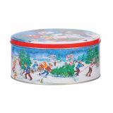 VEČNAMENSKA DOZA FI 20 CM X 9.5 CM ZIMSKI MOTIV