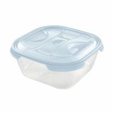 POSODA ZA SHRANJEVANJE TONTARELLI 1 L NUVOLA KVADRATNA ACQUA TRANSP