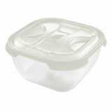 POSODA ZA SHRANJEVANJE TONTARELLI 2 L NUVOLA KVADRATNA CREAM