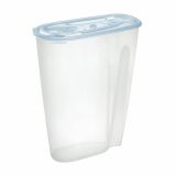 POSODA ZA SHRANJEVANJE TONTARELLI 2 L NUVOLA POKROV WATER BLUE 18.9X9.4X22.7 CM