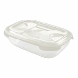 POSODA ZA SHRANJEVANJE TONTARELLI 2 L NUVOLA PRAVOKOTNA CREAM