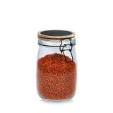 POSODA ZA SHRANJEVANJE ZELLER PRESENT 1000 ML Z ZAPIRALOM NA SPONKO STEKLENA BOR