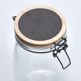 POSODA ZA SHRANJEVANJE ZELLER PRESENT 1000 ML Z ZAPIRALOM NA SPONKO STEKLENA BOR