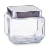 POSODA ZA SHRANJEVANJE ZELLER PRESENT 700 ML KVADRATNA STEKLENA